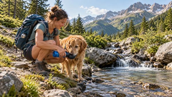 Découvrez comment une bouteille pour chien améliore vos balades